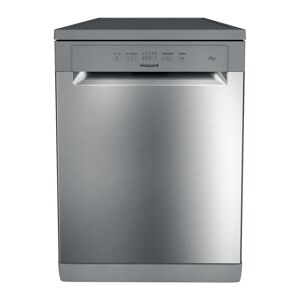 HOTPOINT H2F HL626 X UK Full-size Dishwasher - Inox, Silver/Grey