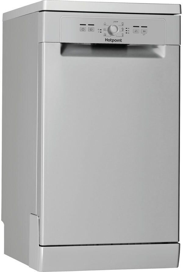 HOTPOINT HSFE 1B19 S UK N Slimline Dishwasher - Silver, Silver/Grey