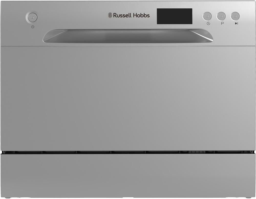 RUSSELL HOBBS RHTTDW6S Table Top Dishwasher - Silver, Silver/Grey