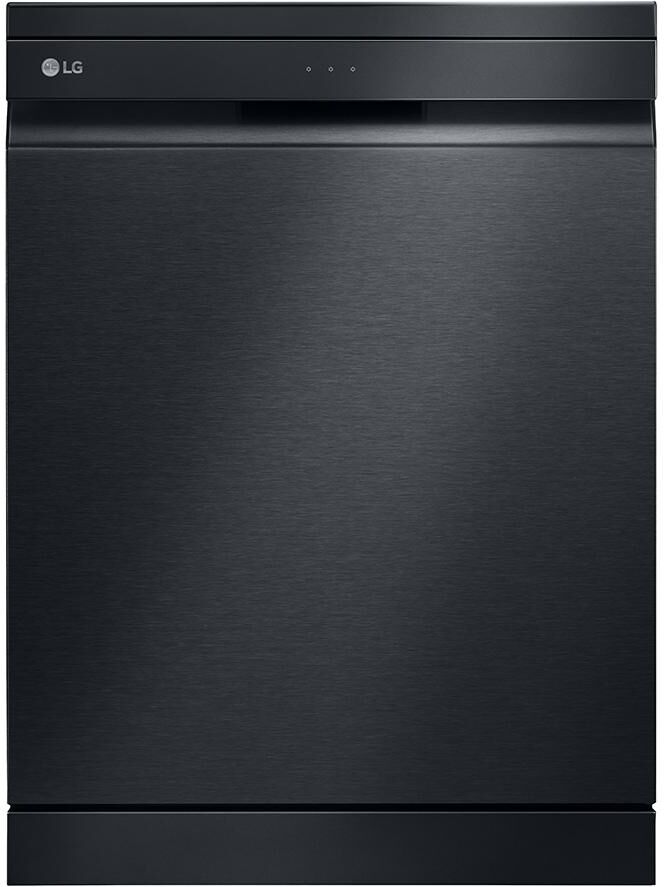 LG TrueSteam DF455HMS Full-size Smart Dishwasher - Matte Black, Black