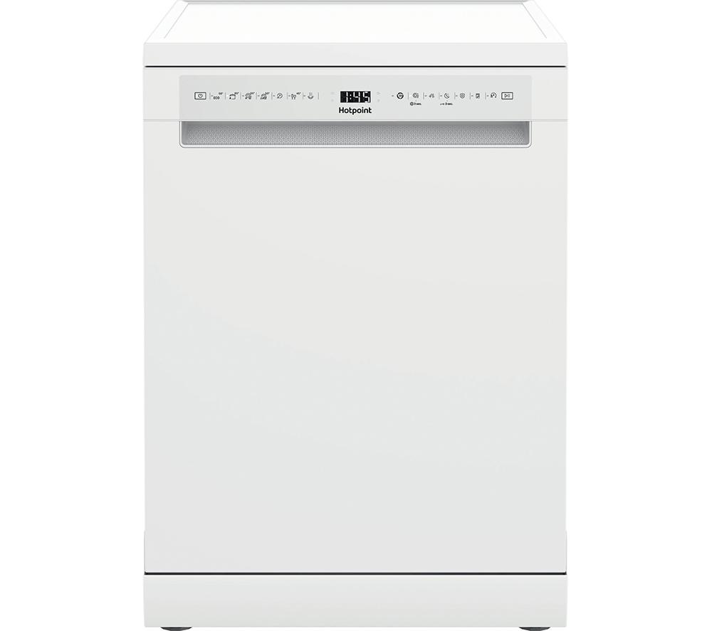 HOTPOINT H7F HS41 UK Full-size Dishwasher - White, White