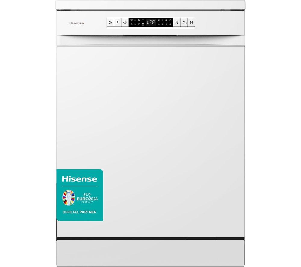 HISENSE HS622E90WUK Full-size Dishwasher - White, White