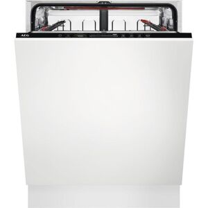 AEG AirDry Technology FSS63607P Full-size Fully Integrated Dishwasher, White