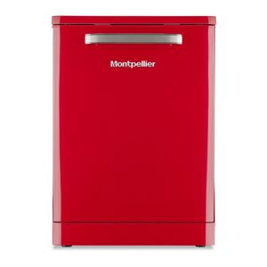 MONTPELLIER MONTPELLIE MAB1353R Full-size Dishwasher - Red, Red
