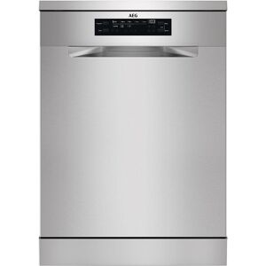 AEG SatelliteClean FFB53937ZM Full-size Dishwasher - Silver, Silver/Grey