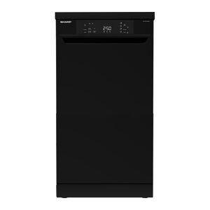 SHARP QW-NA1CF47EB Full-size Dishwasher - Black, Black