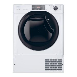 HAIER Series 4 HDBI H7A2TBEX-80 Integrated WiFi-enabled 7 kg Heat Pump Tumble Dryer, White