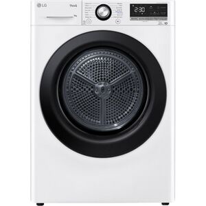 LG Dual Dry FDV309WN WiFi-enabled 9 kg Heat Pump Tumble Dryer - White, White