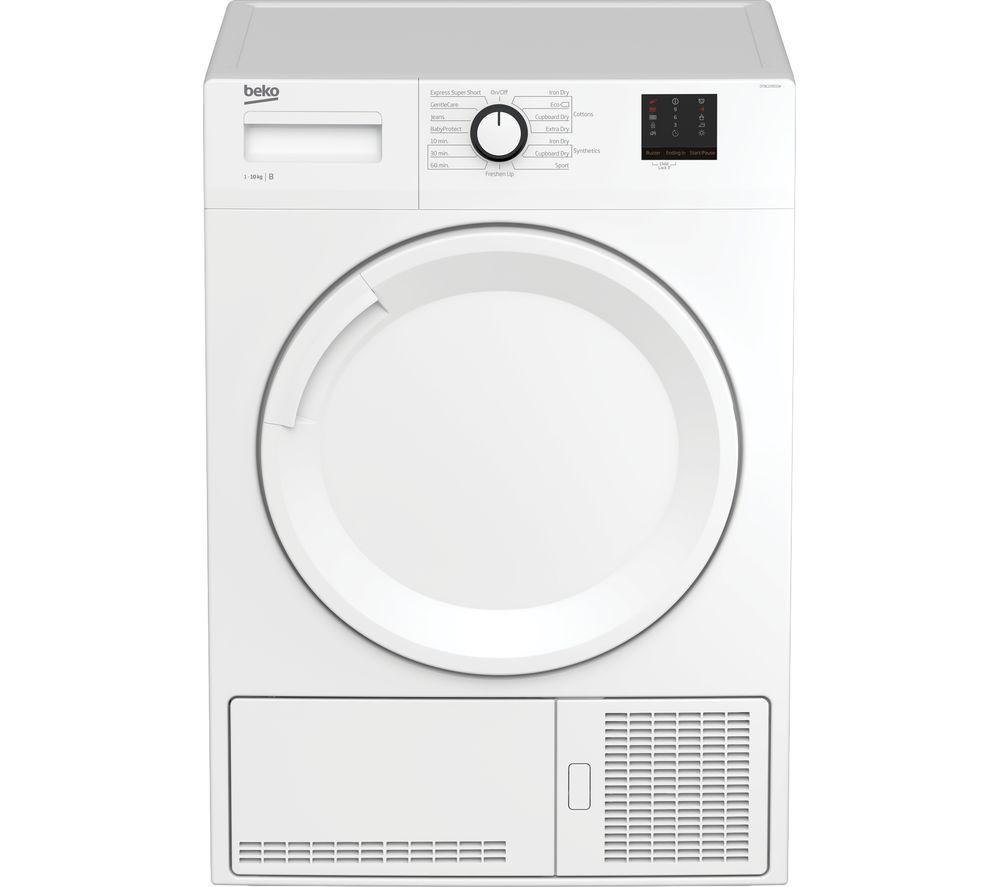 BEKO DTBC10001W 10 kg Condenser Tumble Dryer - White, White