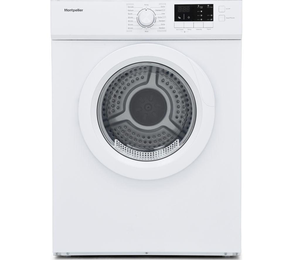 MONTPELLIER MVSD7W 7 kg Vented Tumble Dryer - White, White