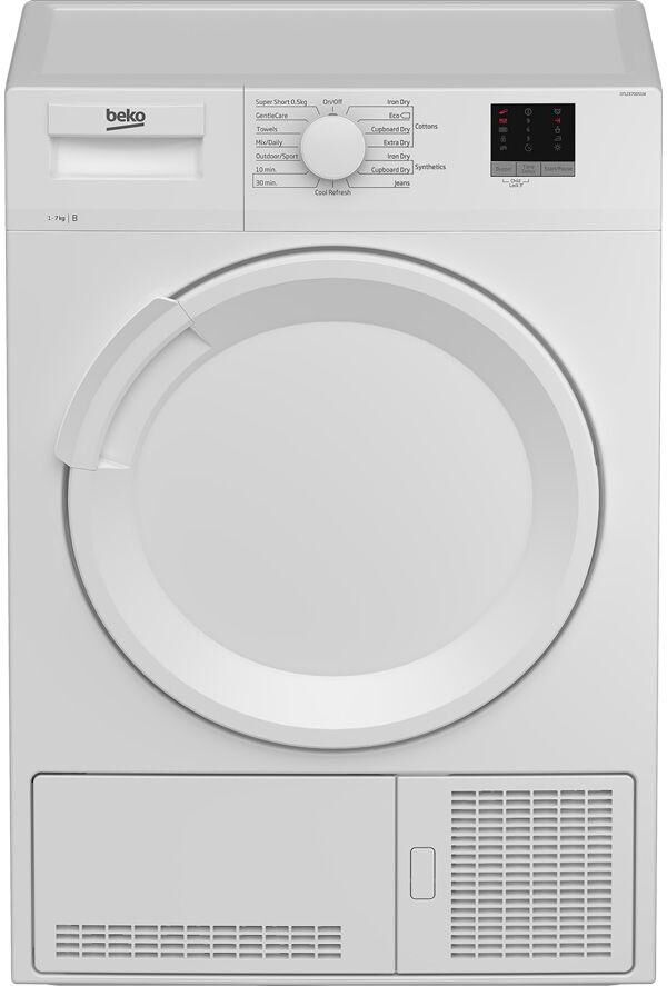 BEKO DTLCE70051W 7 kg Condenser Tumble Dryer - White, White