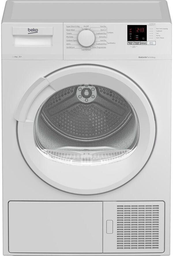 BEKO DTLP81151W 8 kg Heat Pump Tumble Dryer - White, White