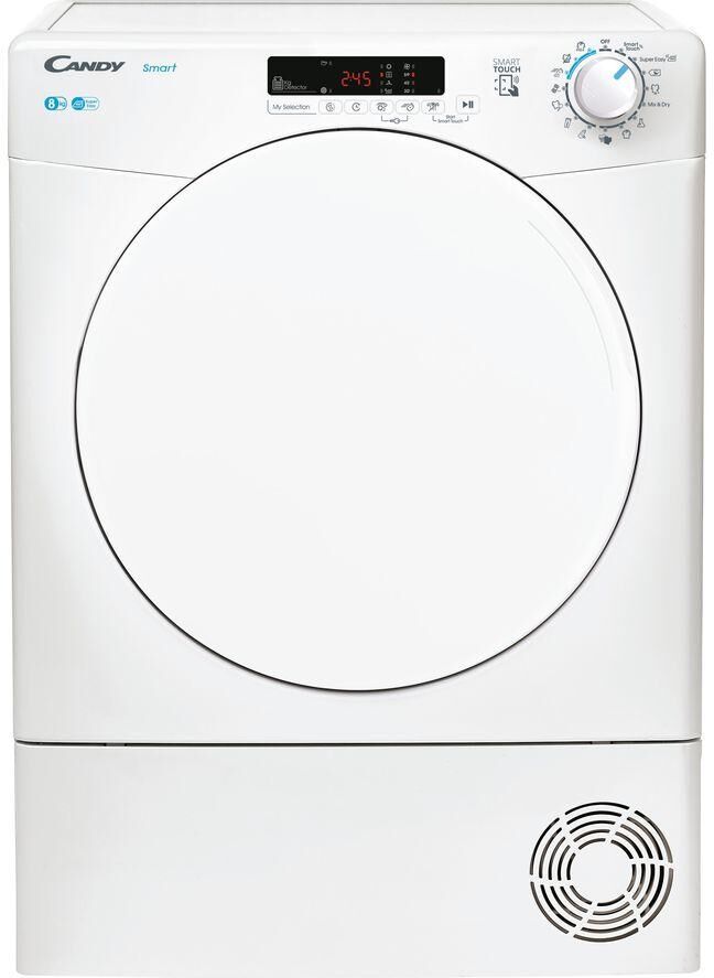 CANDY CSE C8DF NFC 8 kg Condenser Tumble Dryer - White, White