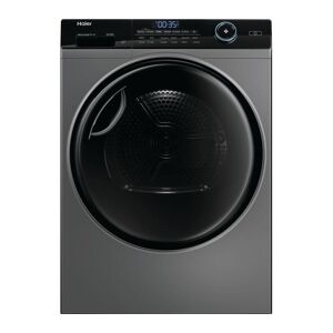 HAIER I-Pro Series 5 HD90-A3959S WiFi-enabled 9 kg Heat Pump Tumble Dryer - Graphite, Silver/Grey