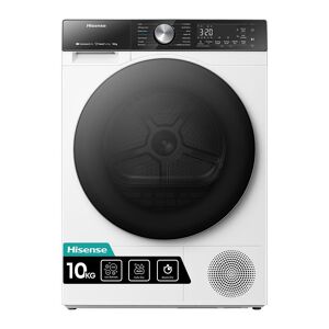 HISENSE 5S Series DH5S102BW WiFi-enabled 10 kg Heat Pump Tumble Dryer - White, Black,White