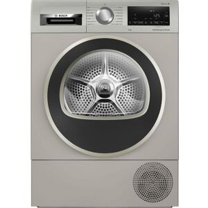 BOSCH Serie 6 WQG245S9GB 9 kg Heat Pump Tumble Dryer - Silver Inox, Silver/Grey