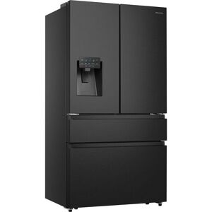 HISENSE PureFlat RF728N4SBFE Smart Fridge Freezer - Black Stainless Steel, Stainless Steel