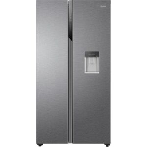 HAIER HSR3918EWPG American-Style Fridge Freezer - Silver, Silver/Grey