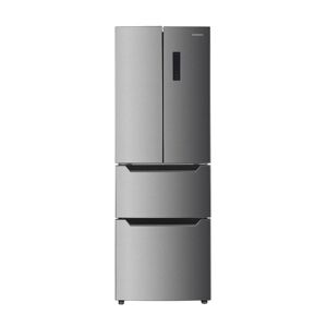 KENWOOD KMD60X23 Fridge Freezer - Inox, Silver/Grey