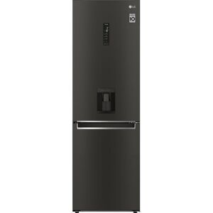 LG NatureFRESH GBF61BLHEN Smart 60/40 Fridge Freezer - Black Steel, Black