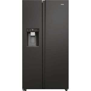 HAIER HSW59F18EIPT American-Style Smart Fridge Freezer - Slate Black, Black