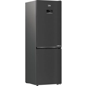 BEKO HarvestFresh CNG6686VPZ Combi Fridge Freezer - Black Steel, Black