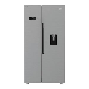 BEKO HarvestFresh ASD2442VPS American-Style Fridge Freezer - Stainless Steel, Stainless Steel