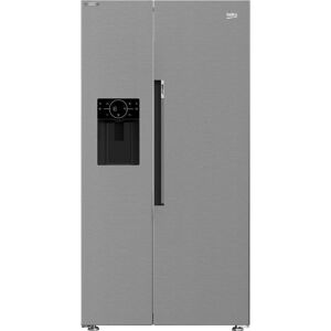 BEKO Pro HarvestFresh ASP342VPS American-Style Fridge Freezer - Stainless Steel, Stainless Steel