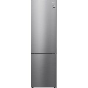 LG NatureFRESH GBB62PZGCC1 70/30 Fridge Freezer - Shiny Steel, Silver/Grey