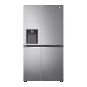 LG GSLD81PZRD NatureFRESH American-Style Smart Fridge Freezer - Shiny Steel, Silver/Grey