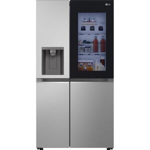 LG InstaView GSGV81PYLL American-Style Smart Fridge Freezer - Prime Silver, Silver/Grey