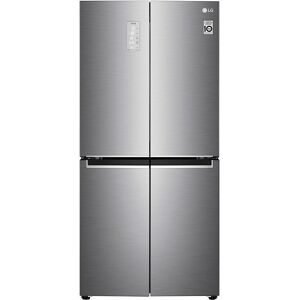 LG NatureFRESH GMB844PZ4E Slim American-Style Fridge Freezer - Shiny Steel, Silver/Grey