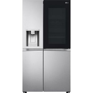 LG InstaView GSXV91BSAE American-Style Smart Fridge Freezer - Stainless Steel, Stainless Steel