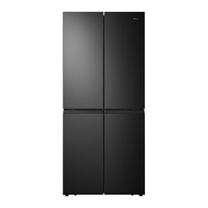 HISENSE PureFlat RQ563N4SF2 Fridge Freezer - Black Stainless Steel, Stainless Steel