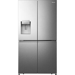 HISENSE RQ760N4SASE American-Style Smart Fridge Freezer - Silver, Stainless Steel