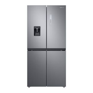 SAMSUNG Twin Cooling Plus RF48A401EM9/EU Fridge Freezer - Gentle Silver Matt, Black