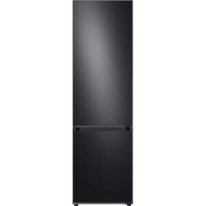 SAMSUNG Bespoke SpaceMax RB38C7B5CB1/EU 70/30 Fridge Freezer - Black Metal, Black