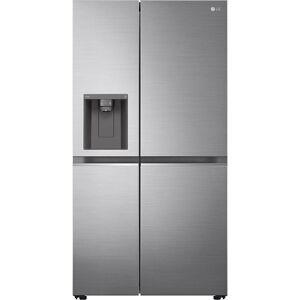 LG NatureFRESH GSLV70PZTD American-Style Smart Fridge Freezer - Shiny Steel, Silver/Grey