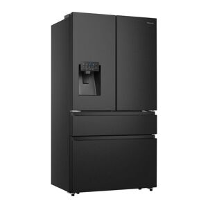 HISENSE PureFlat RF728N4SBFE Smart Fridge Freezer - Black Stainless Steel, Stainless Steel