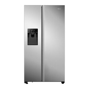 HISENSE PureFlat RS694N4TIE American-Style Fridge Freezer - Stainless Steel, Stainless Steel