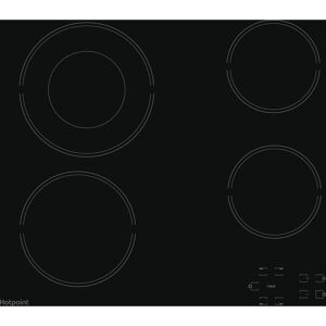 HOTPOINT HR 612 C H Electric Ceramic Hob - Black, Black