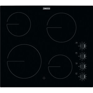 ZANUSSI ZHRN640K Electric Ceramic Hob - Black, Black