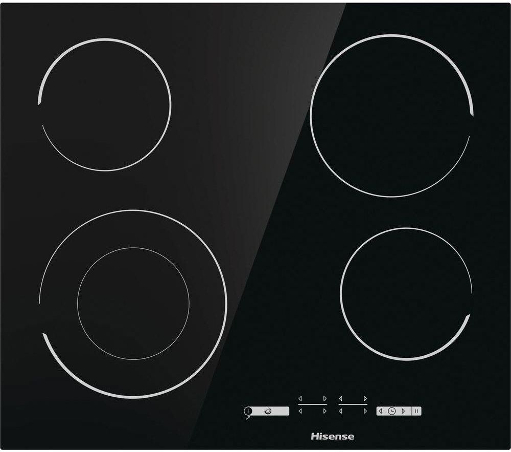 HISENSE E6432C Electric Ceramic Hob - Black, Black