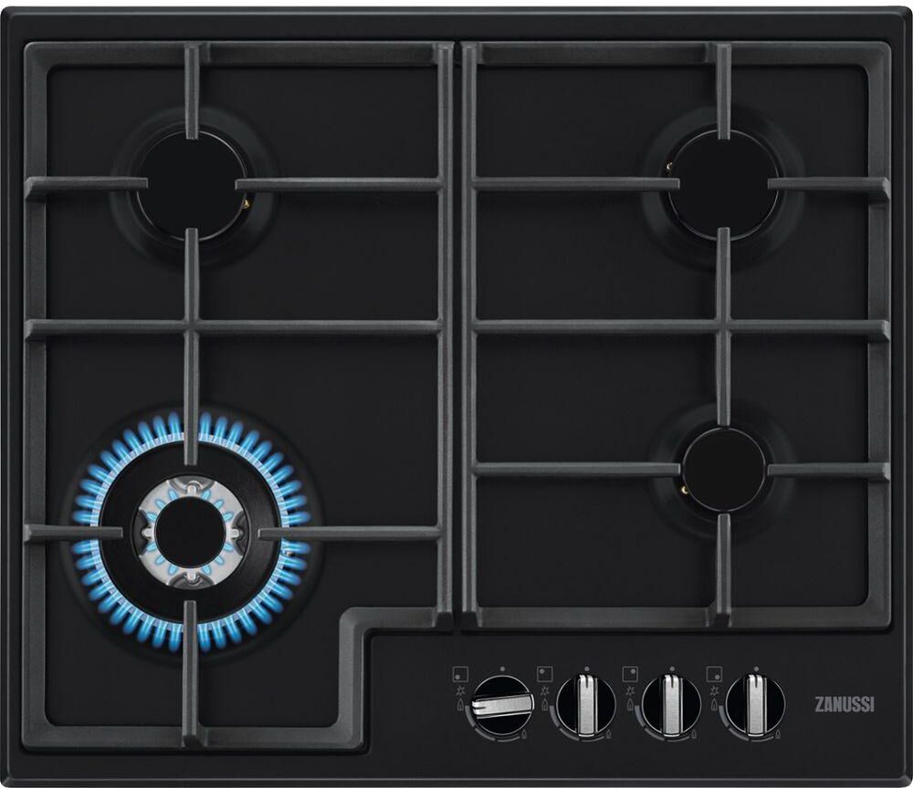 ZANUSSI ZGNN645K Gas Hob - Black, Black