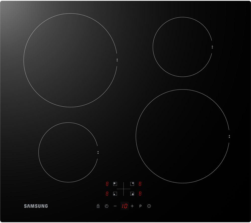 SAMSUNG NZ64F3NM1AB/UR Electric Induction Hob - Black, Black