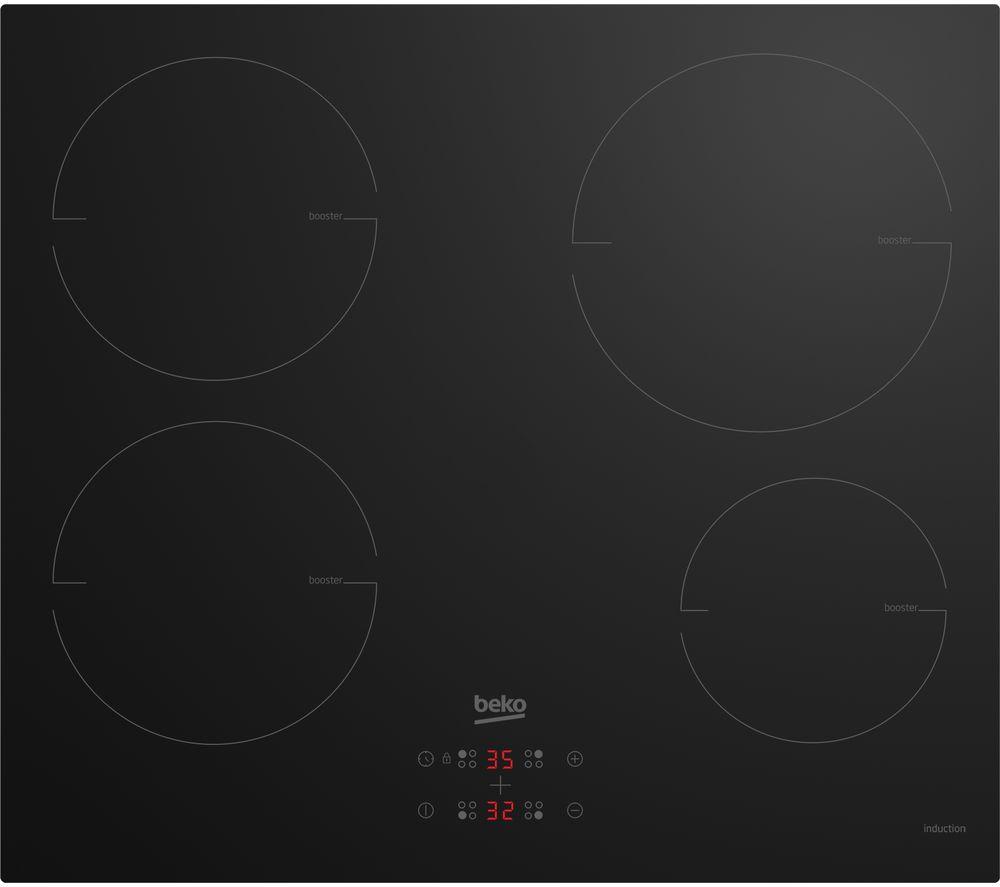 BEKO HII64400MT Electric Induction Hob - Black, Black