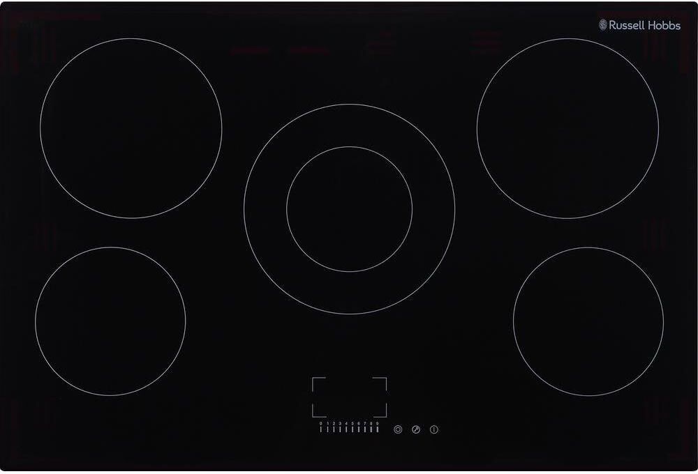 RUSSELL HOBBS RH77EH6011 77 cm Electric Ceramic Hob - Black, Black