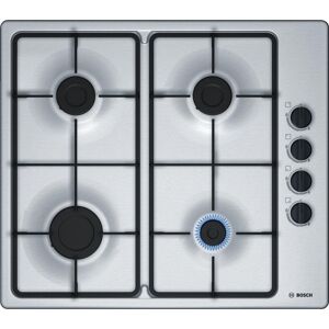 BOSCH Serie 2 PBP6B5B60 Gas Hob - Stainless Steel, Stainless Steel