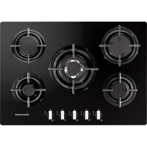 RANGEMASTER RMB70HPNGFGL Gas Hob - Black, Black