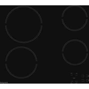 HOTPOINT HR 651 C H Electric Ceramic Hob - Black, Black